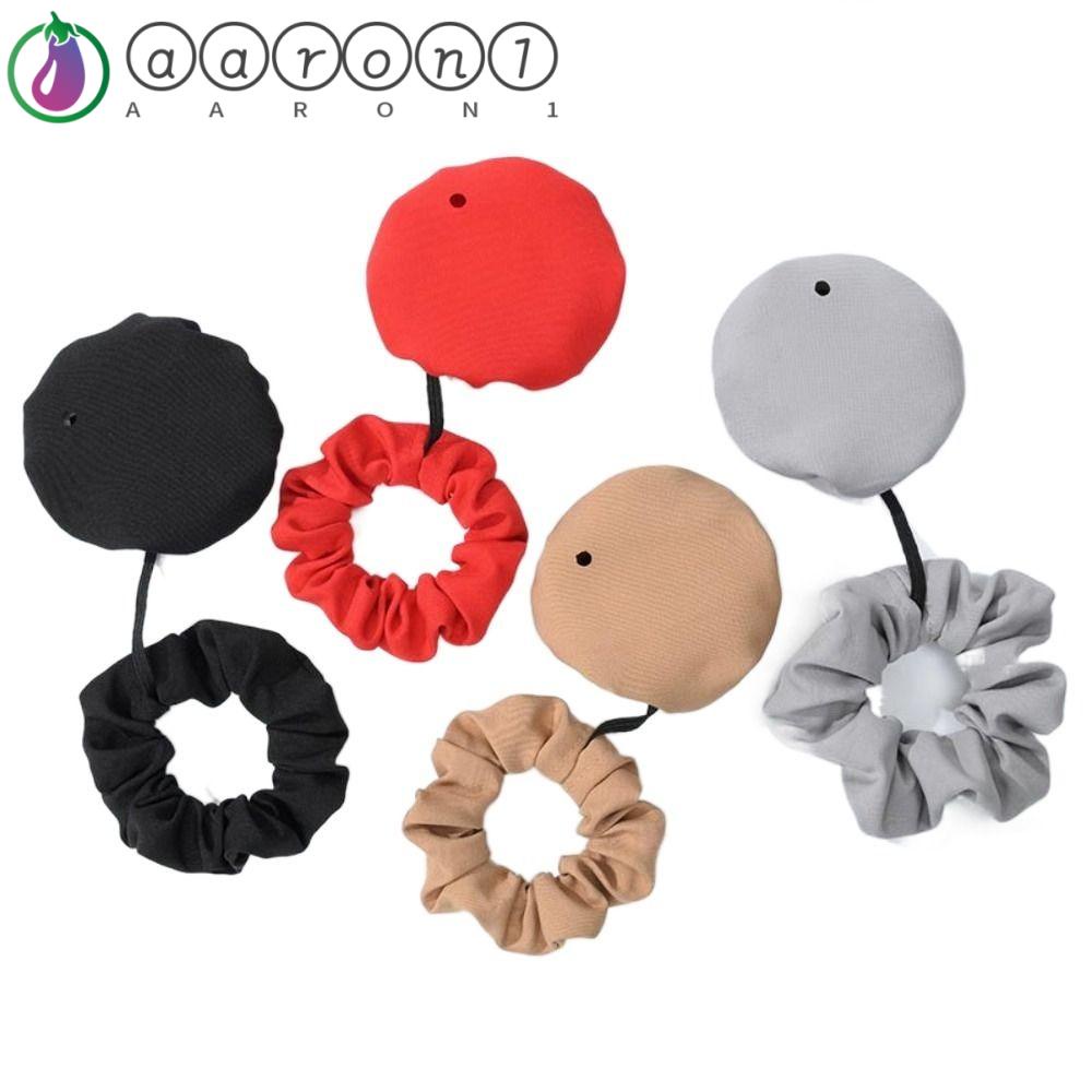 Dây Cột Tóc Cao Su Co Giãn Chống Rách Màu Cà Phê / Trà AARON1