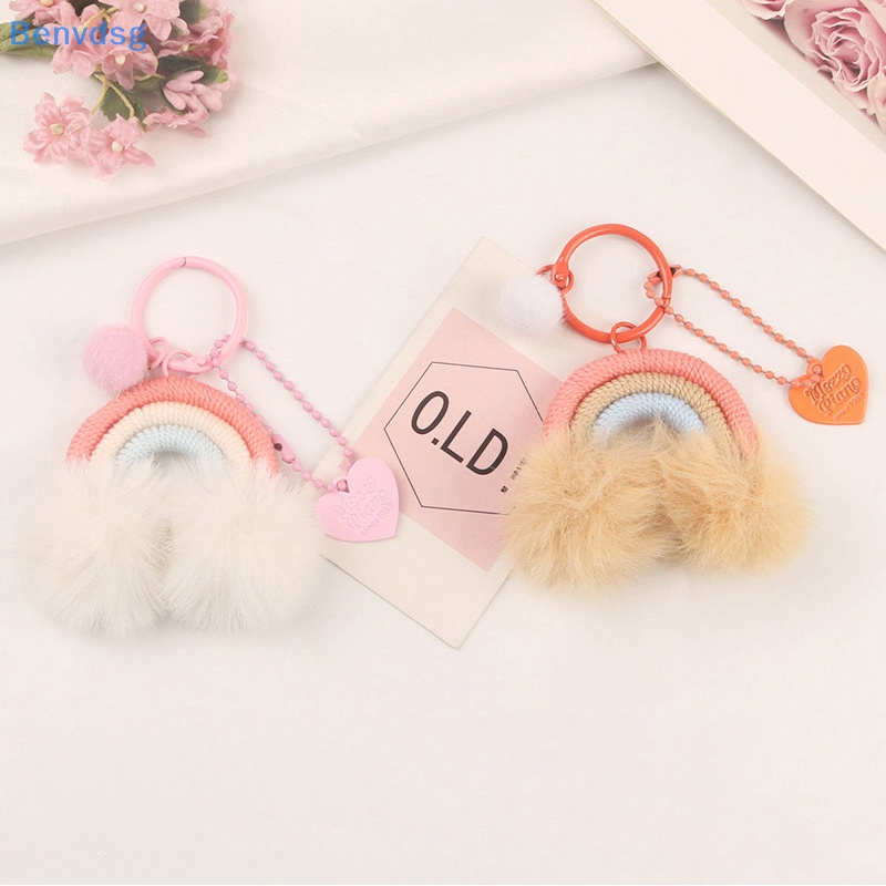 Móc Khóa Dây Bện Hình Mưa Dễ Thương Cho Nữ