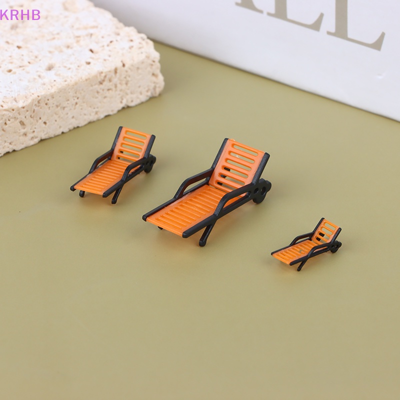 Set 10 Mô Hình Ghế Nhựa Công Viên Đường Phố Trang Trí Nhà Cửa Mới