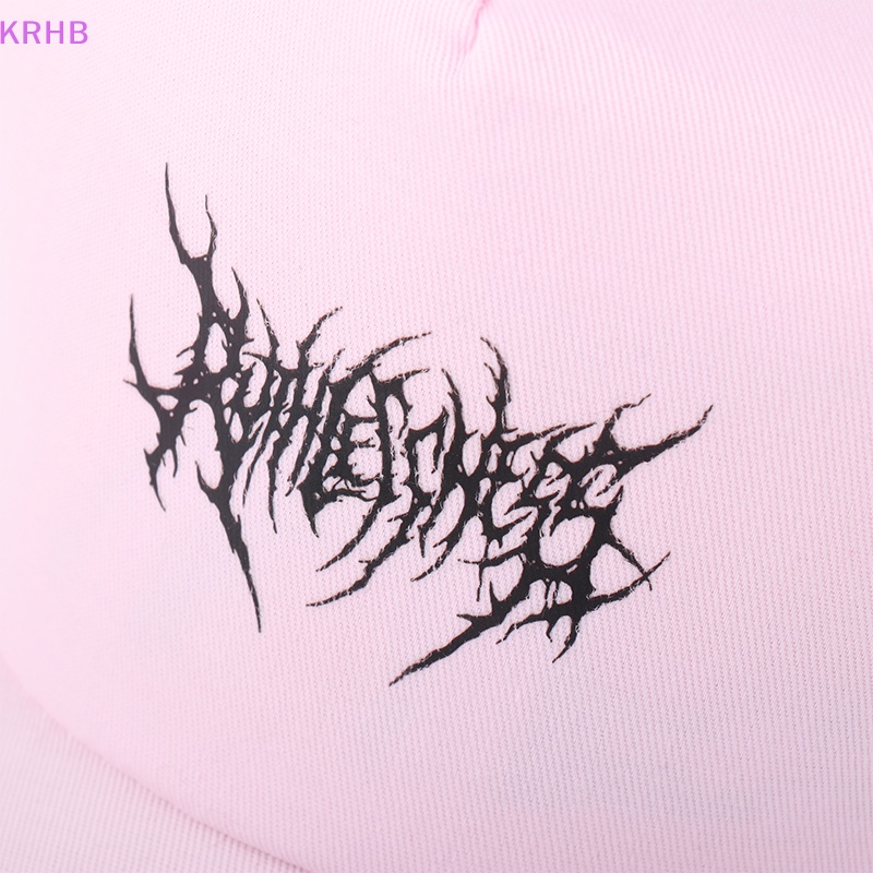 Mũ Lưỡi Trai Cotton Màu Đen Thêu Chữ Frauen Phong Cách Hiphop Đường Phố Cho Nam Và Nữ Mới