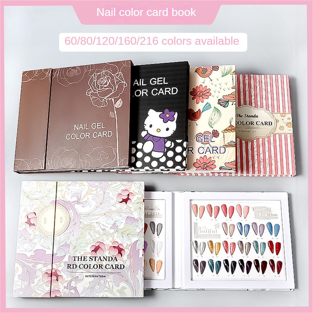 Sách Trưng Bày Mẫu Móng Tay Giả Nhiều Màu Sắc Cao Cấp ANNIES