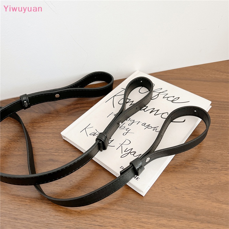 < Yiwuyuan > Túi Đeo Chéo Vai Bằng Da Màu Trắng Thời Trang Bền Bỉ Có Thể Điều Chỉnh Dây Đeo Sáng Tạo Mới