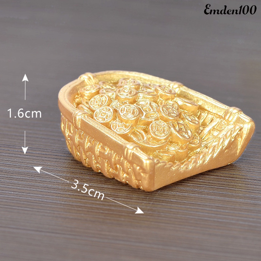 [EMDEN] Tượng Phật Vàng Giả Bằng Nhựa Trang Trí Nội Thất