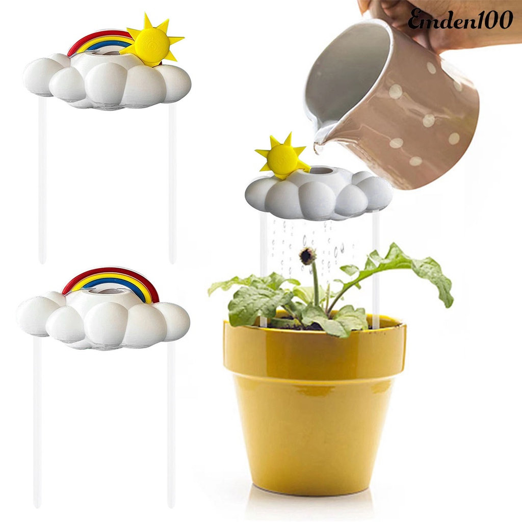 [EMDEN] Bình Tưới Cây Hình Đám Mây Cầu Vồng Bằng Nhựa Resin Thân Thiện Với Môi Trường Vui Nhộn Trang Trí Nhà Cửa