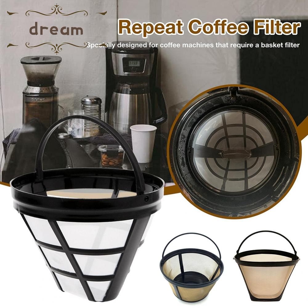 【DREAMLIFE】Coffee Filters Basket Coffee Machines Kitchen Reusable Stainless Steel