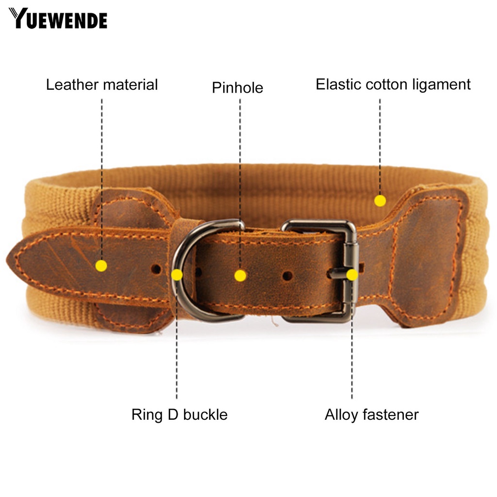 Vòng Cổ Giả Da Thoáng Khí Cho Thú Cưng