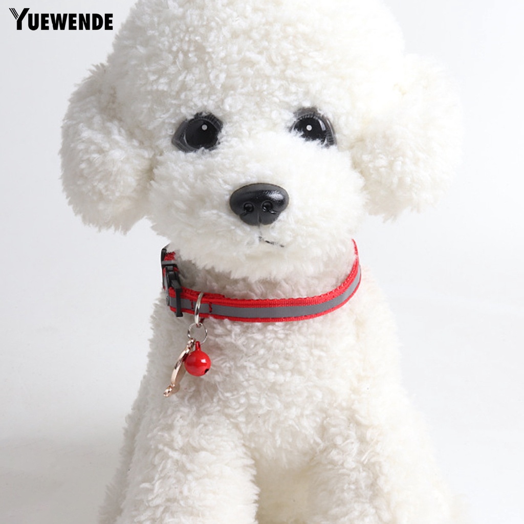 Yq.e Khăn Choàng Cổ Bằng Polyester Phản Quang Chống Cắn Tiện Dụng Cho Thú Cưng