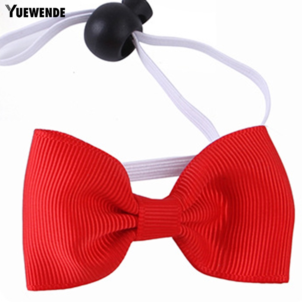 Yq.e 1 Set Mũ Lông Vũ Thắt Nơ Bằng Vải Nỉ Thân Thiện Với Da Không Gây Kích Ứng Dễ Sử Dụng Dành Cho Thú Cưng