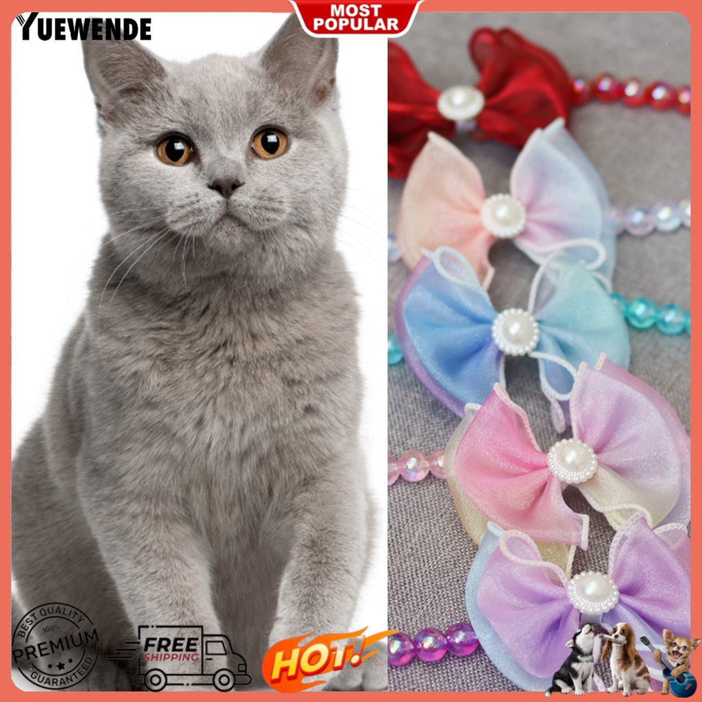 Vòng Cổ Thắt Nơ Xinh Xắn Cho Thú Cưng