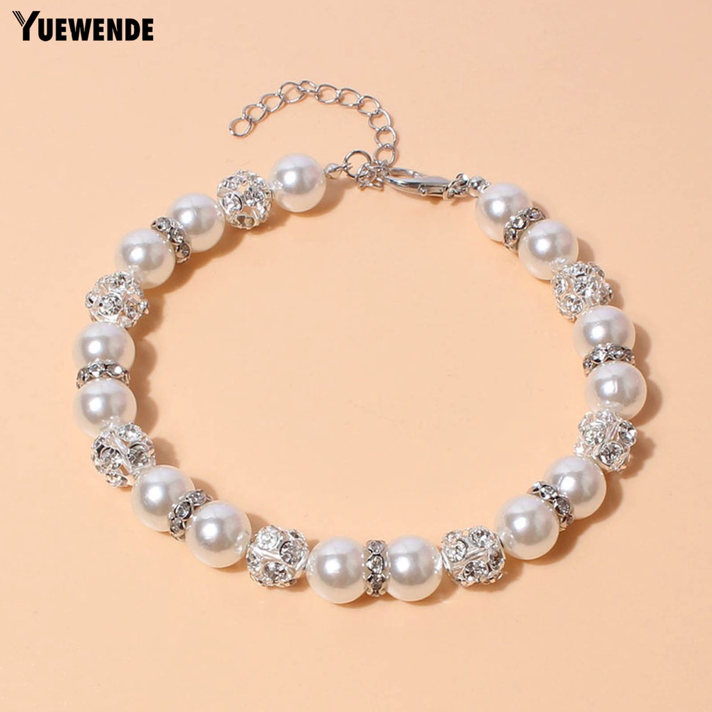 Vòng Cổ Đính Hạt Ngọc Trai Giả Cho Thú Cưng