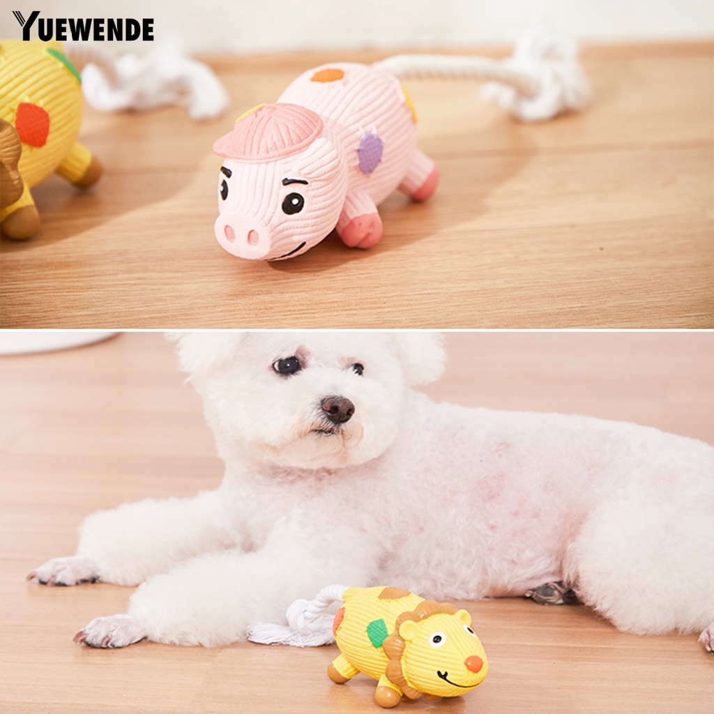 Đồ Chơi Gặm Chống Cắn An Toàn Hình Heo / Sư Tử Hoạt Hình Sáng Tạo Cho Thú Cưng YQ.E