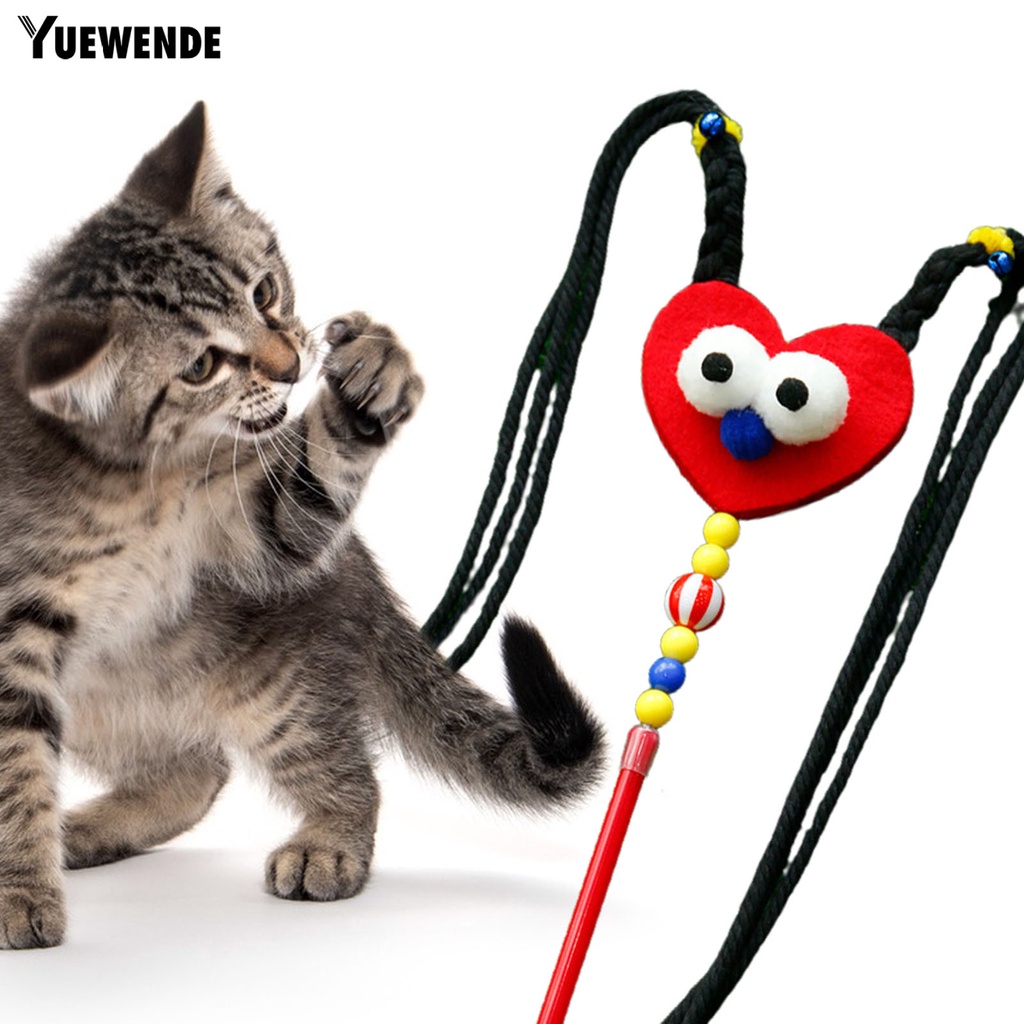 Gậy Trêu Mèo Chống Cắn Có Chuông Và Tua Rua Độc Đáo