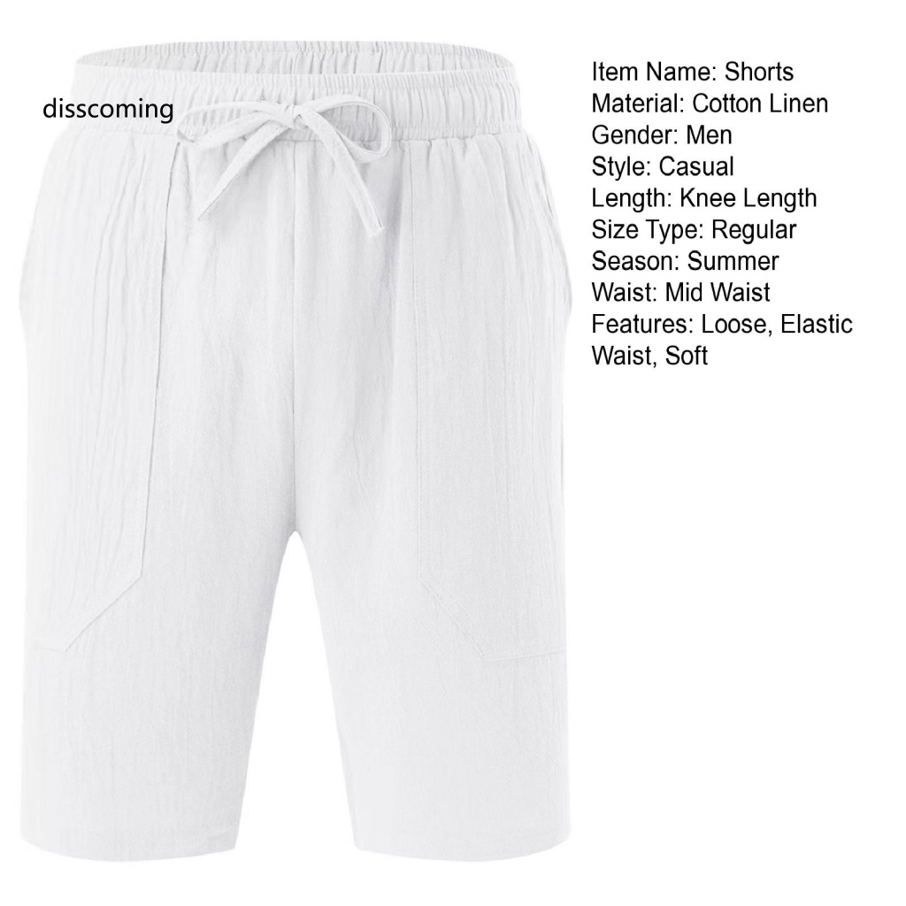 Áo Thun Tay Ngắn In Chữ SL| Quần Short Cotton Linen Mềm Mại Co Giãn Thoáng Khí Phối Dây Rút Thời Trang Mùa Hè Cho Nam