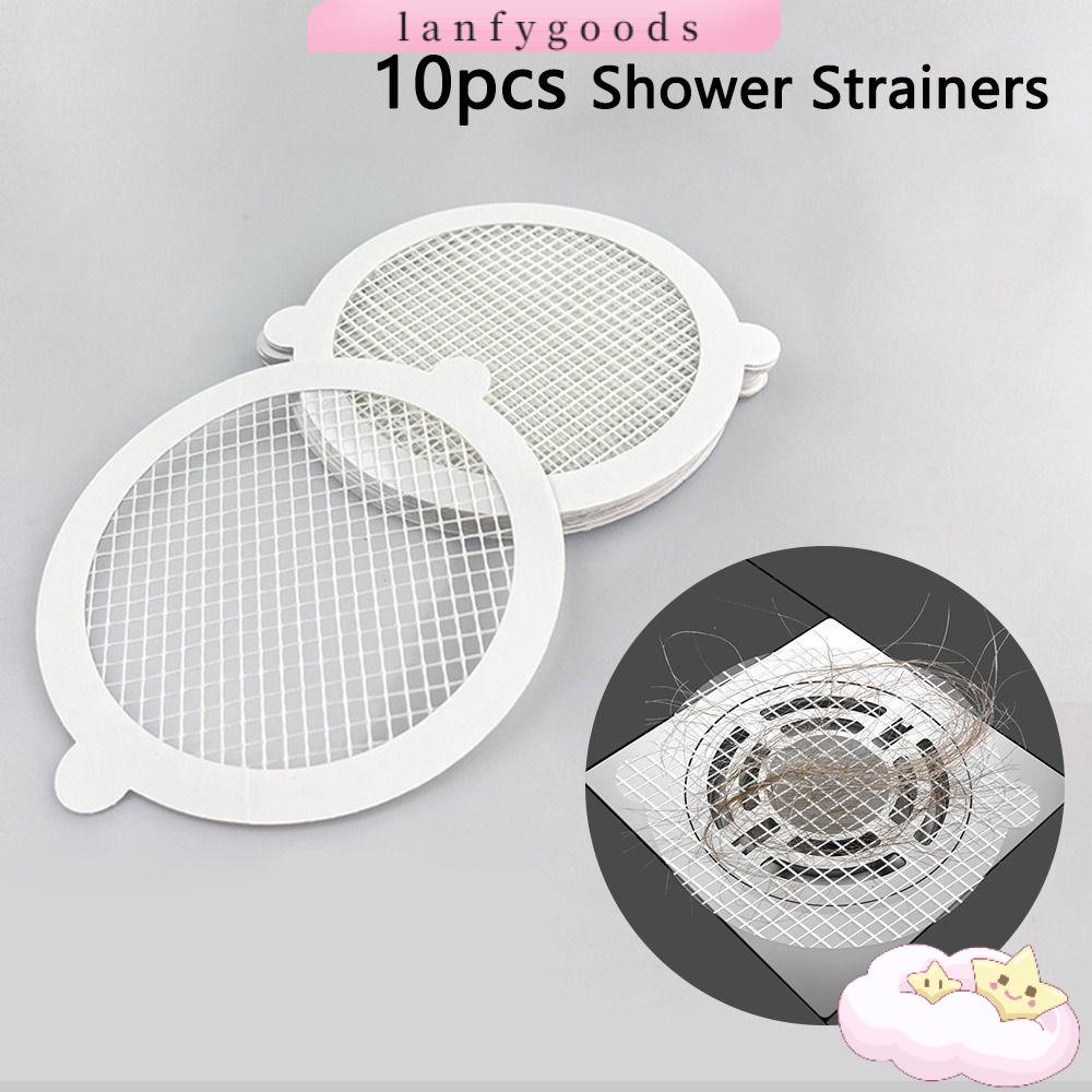 Bộ 10 Miếng Dán Lọc Rác Cho Cống Thoát Nước Nhà Tắm Tiện Dụng