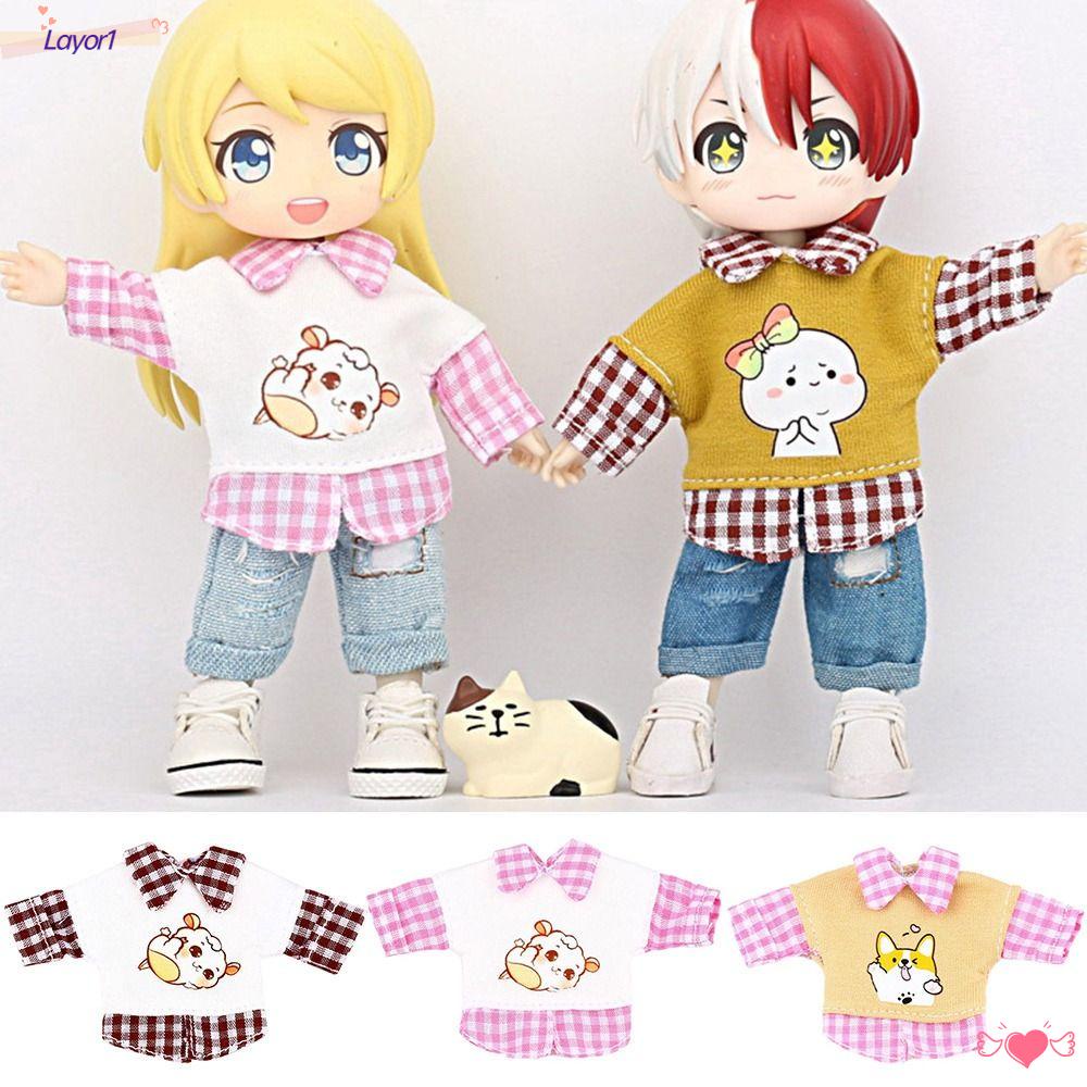 Áo Sơ Mi Caro Tay Dài Thời Trang Cho Búp Bê LAYOR1 1 / 11OB11