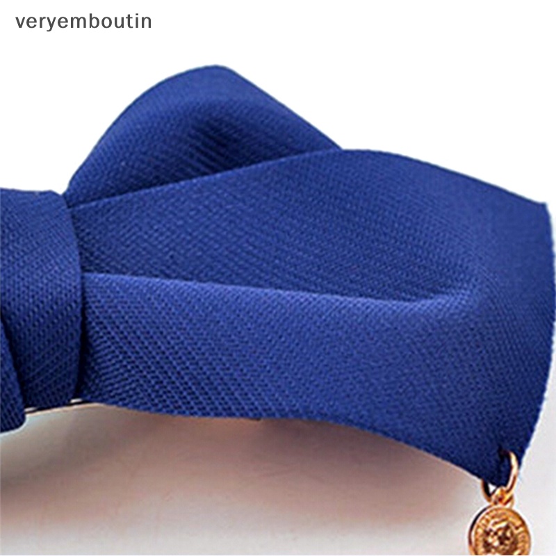 Kẹp Tóc Nơ Lớn Bằng Vải Thời Trang