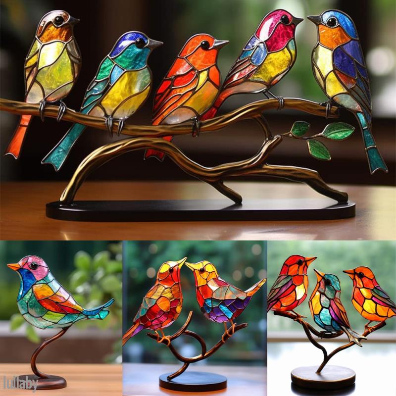 Nhánh Cây Bằng Acrylic / Kim Loại / Acrylic Trang Trí Nhà Chim Vẹt