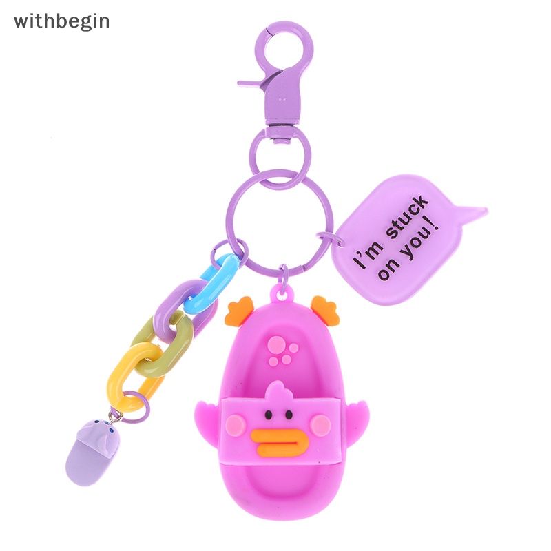 Móc Khóa Hình Dép Hoạt Hình Dễ Thương