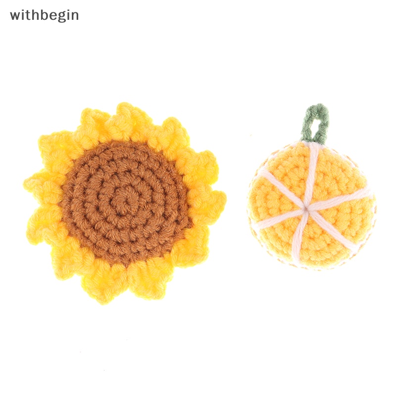 Móc Khóa Bông Hình Hoa Hướng Dương Dễ Thương Dùng Trang Trí Túi Xách / Xe Hơi DIY