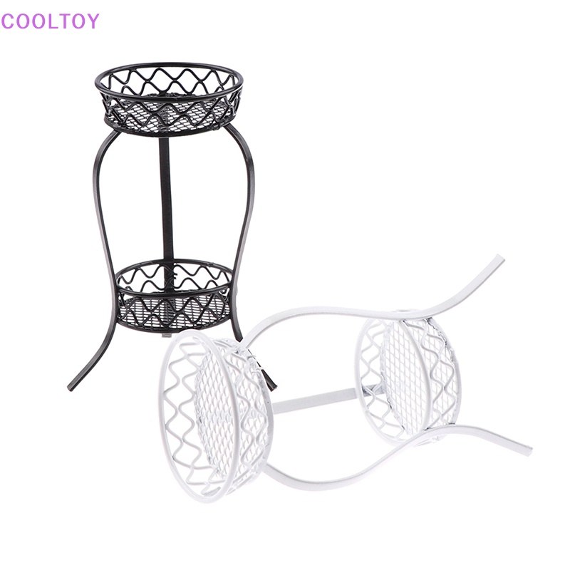 Giá Đỡ Chậu Hoa Bằng Sắt Mini Tỷ Lệ 1: 12 Độc Đáo Trang Trí Nhà Búp Bê