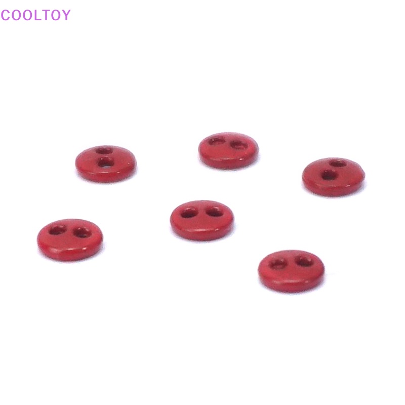 Set 10 Nút Tròn Mini Nhiều Màu Sắc Làm Đồ Chơi Búp Bê