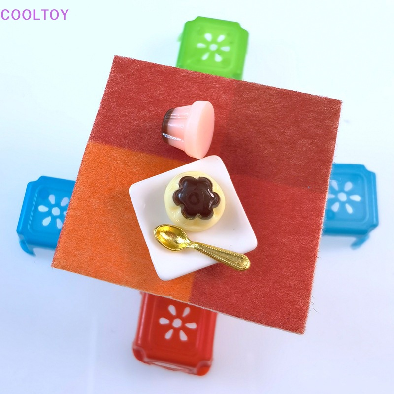 Cooltoy 1 Bộ Mô Hình Bánh Pudding Trái Cây Tỉ Lệ 1: 12 Trang Trí Nhà Búp Bê