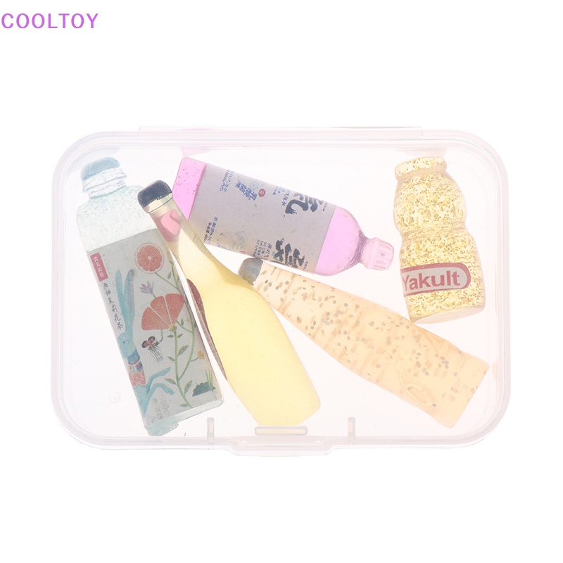 Hộp Nhựa Mini Trong Suốt 1 / 12 Đựng Trang Sức Trang Trí Nhà Búp Bê DIY