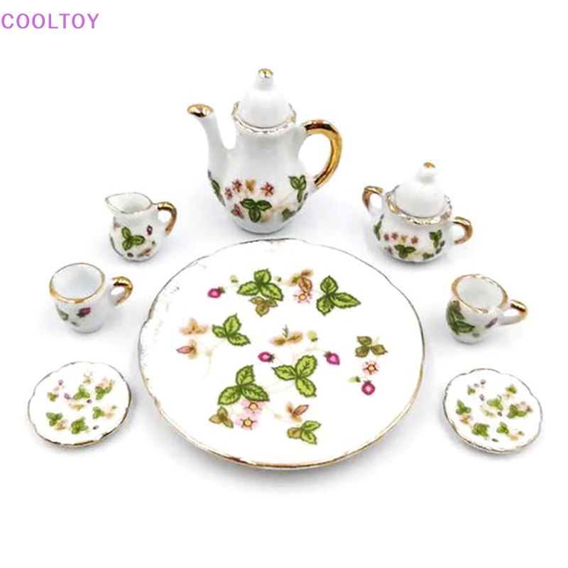 Bộ 8 Tách Uống Trà Đồ Chơi Búp Bê Cỡ 1 / 12