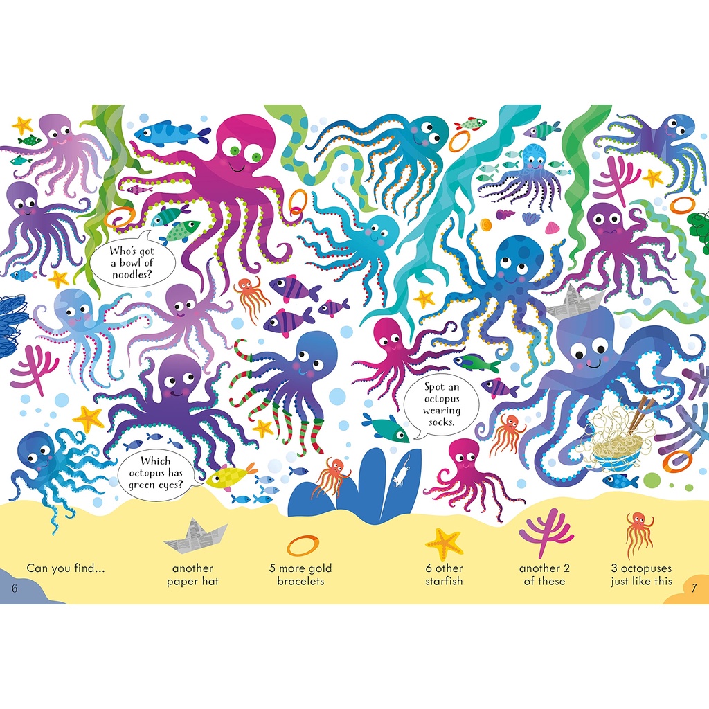 Look And Find Puzzles: Under The Sea