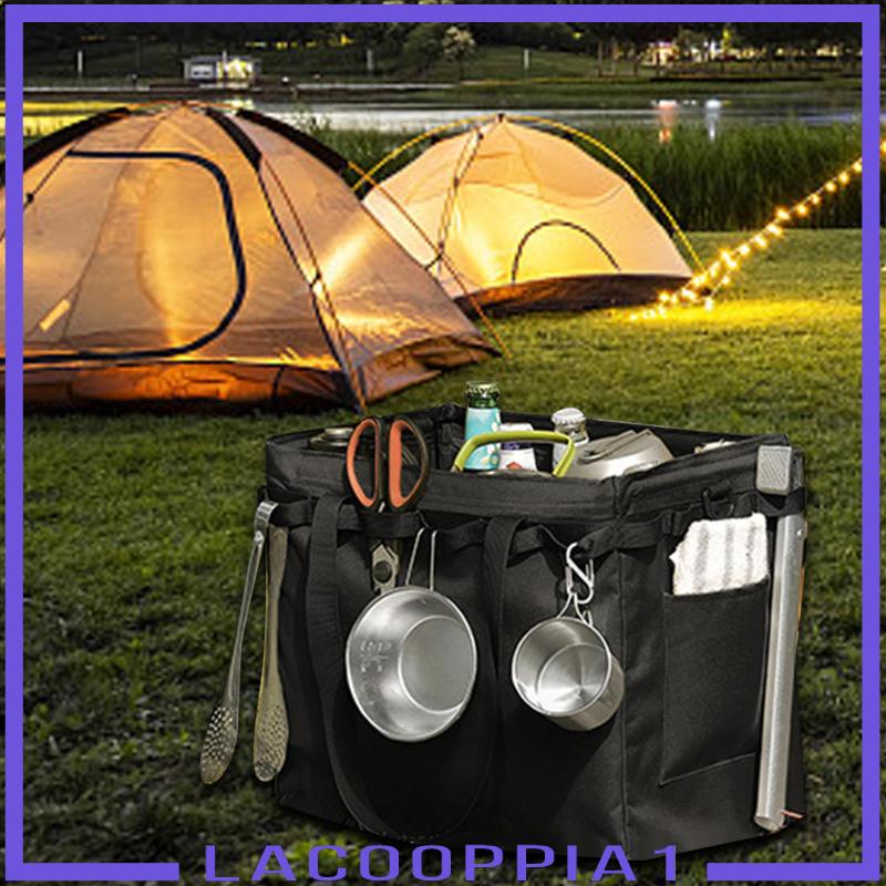 [Lacooppia1] Túi Tote Đựng Đồ Dùng Cắm Trại Sức Chứa Lớn Có Thể Gấp Gọn