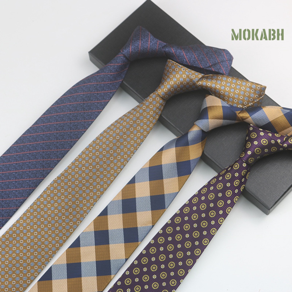 Cà Vạt In Họa Tiết Kẻ Sọc Phong Cách Vintage Nhẹ Nhàng Có Thể Điều Chỉnh Trang Trí Cho Nam