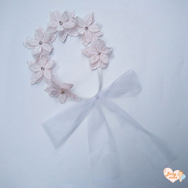 Băng Đô Ren Hoa Xinh Xắn Cho Bé Gái