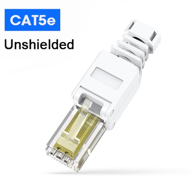 1 Đầu Nối Dây Cáp Mạng Internet RJ45 Cho UTP CAT6A / CAT6 / CAT5E / RJ 45 23awg-26awg