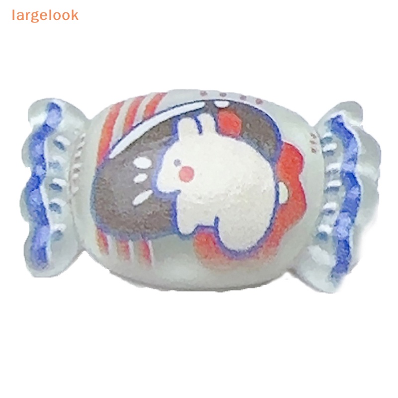 [Biglook] Set 5 Kẹp Tóc Trang Trí Điện Thoại / Giày Bằng Gel Resin Mini Màu Kẹo Phát Quang DIY