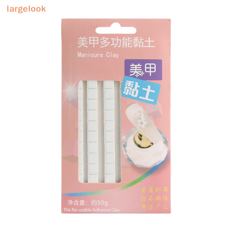 Miếng Dán Trang Trí Móng Tay Nghệ Thuật Hình Đất Sét Tái Sử Dụng Tiện Lợi