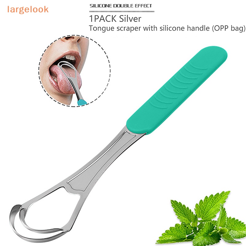 Dụng Cụ Vệ Sinh Lưỡi Bằng Thép Không Gỉ Thiết Kế Nhỏ Gọn Tiện Dụng