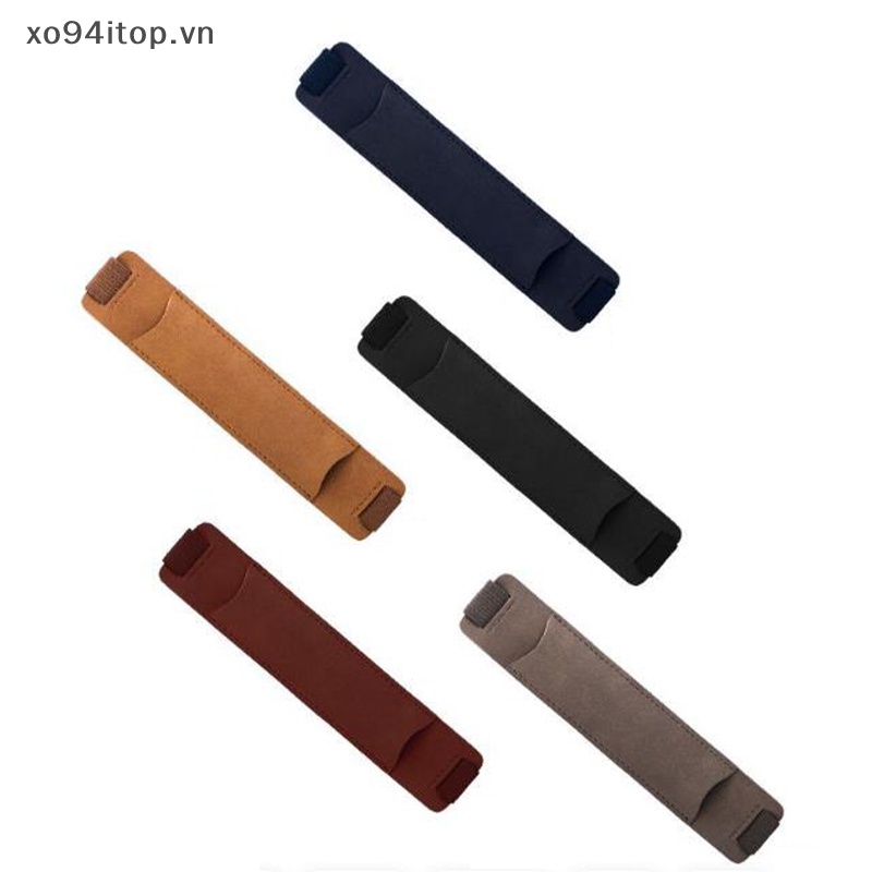 Xoitop 1 Túi Đựng Bút Da PU Có Dây Đeo Đàn Hồi Cho Từ Điển