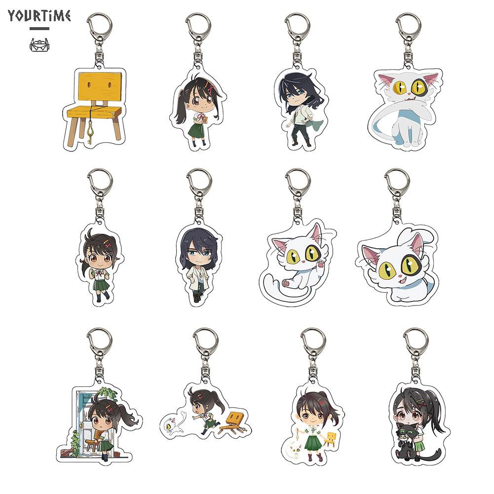 Móc Chìa Khóa Bằng Acrylic In Chữ Suzume No Tojimari Dễ Thương