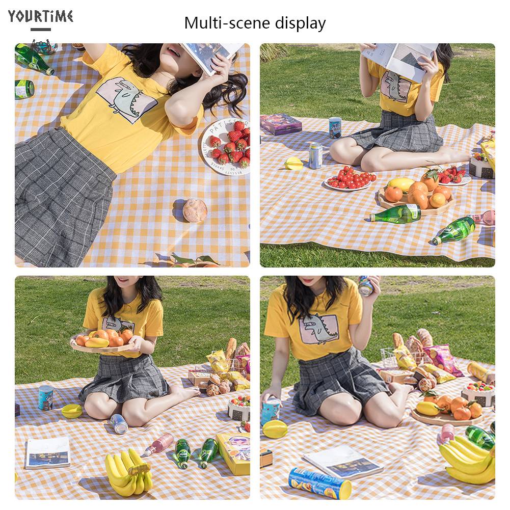 Thảm Dày Chống Thấm Nước Có Thể Gấp Gọn Tiện Dụng Mang Theo Du Lịch / Cắm