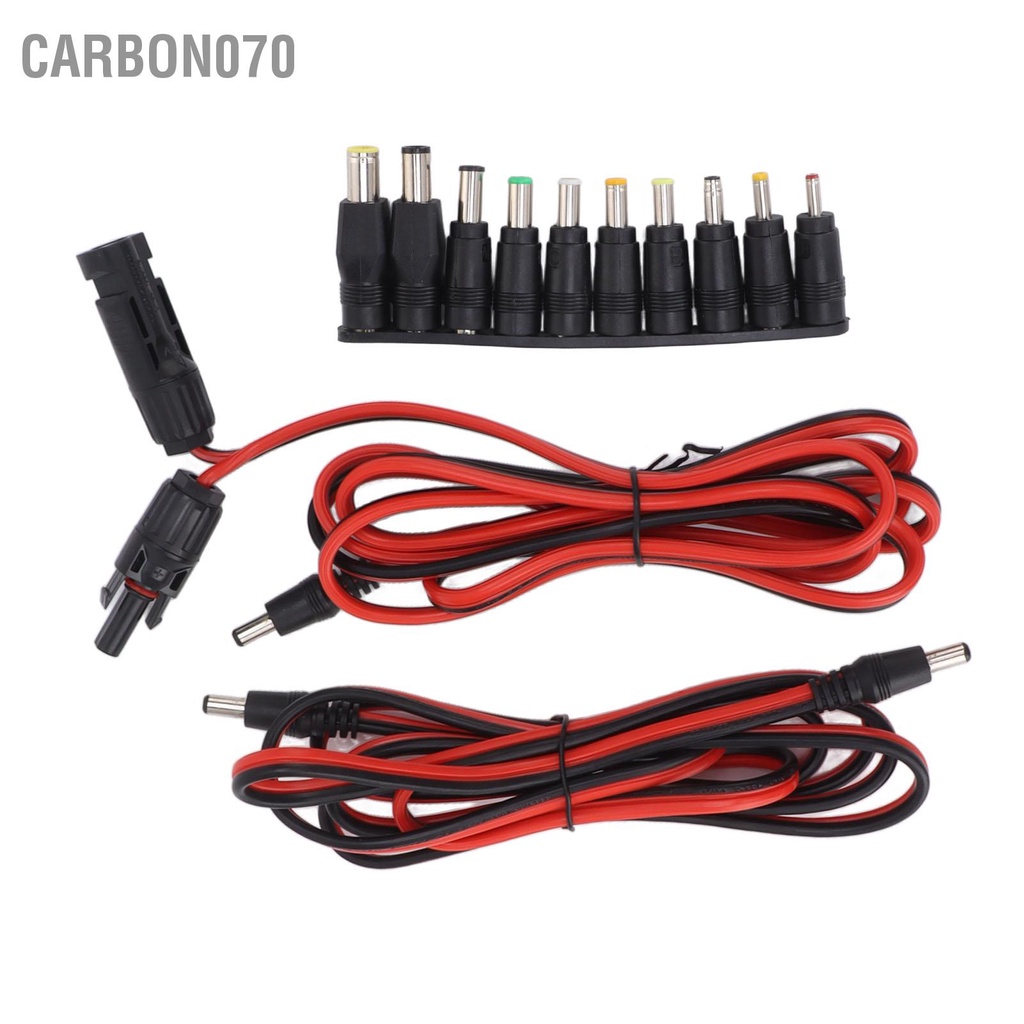 Carbon070 Dây cáp năng lượng mặt trời mở rộng PVC Bộ điều hợp dây với đầu nối nam nữ