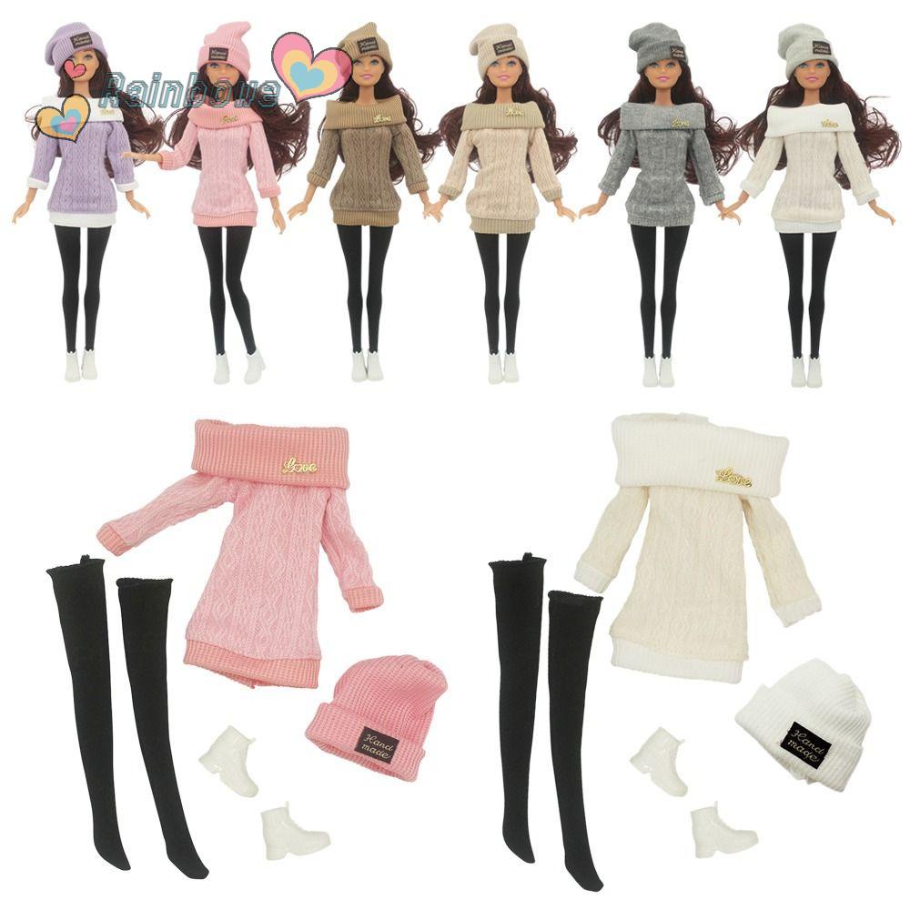 1 Bộ Quần Áo Cầu Vồng Cho Búp Bê