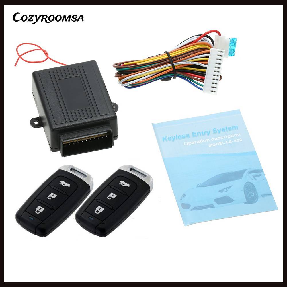 Hệ Thống Khóa Cửa Xe Hơi Có Đèn Nhấp Nháy 12V