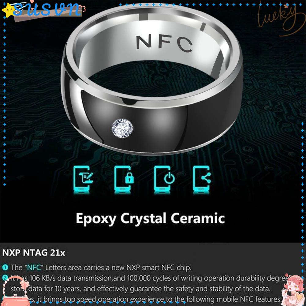 SUSVN NFC Finger Ring Waterproof Technology Multifunctional Smart
