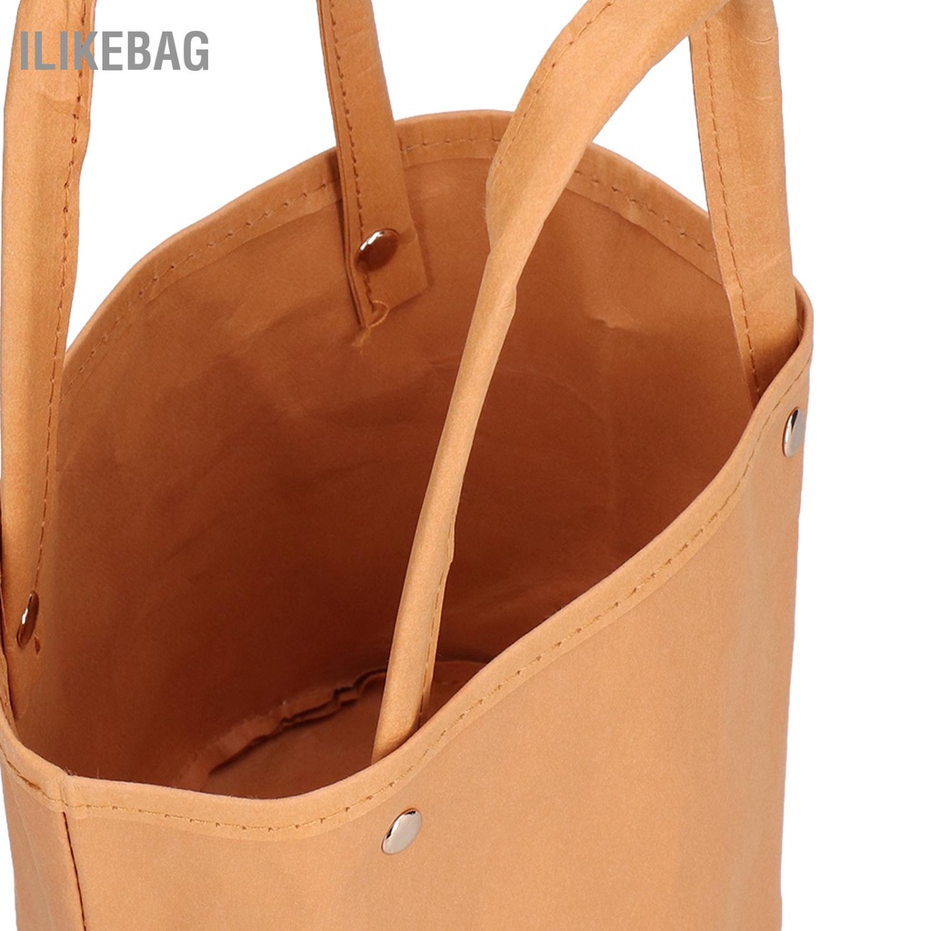 Ilikebag Túi Giấy Kraft Có Thể Giặt Được Retro Lưu Trữ Đa Năng Tái Chế Cho Tiệc Cưới Tại Nhà