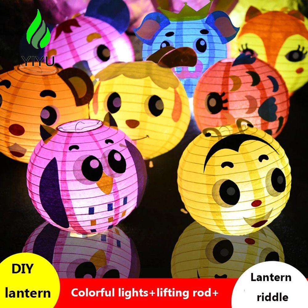 Lồng Đèn Giấy Hình Động Vật Dễ Thương Dùng Trang Trí