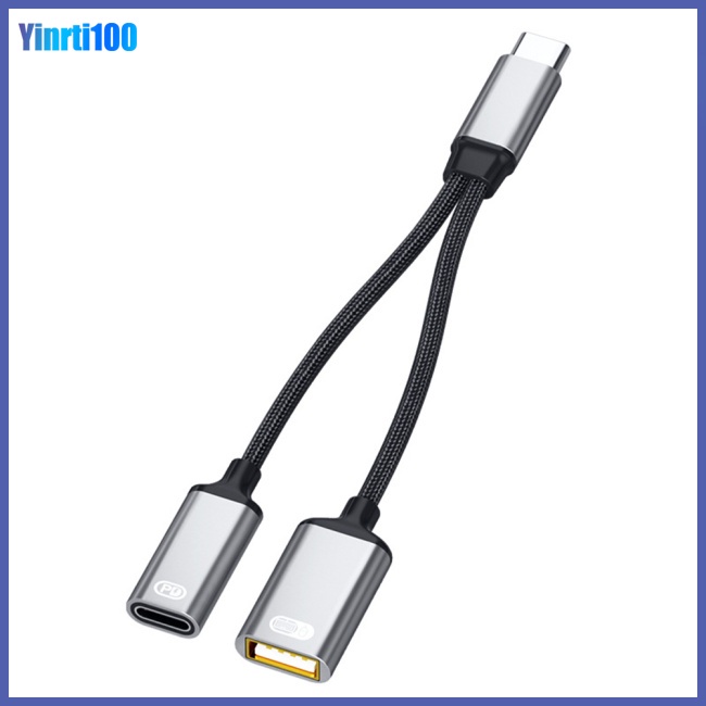 Dây Cáp Sạc Nhanh Kết Nối Dữ Liệu Loại c 2 Trong 1 Otg Tương Thích Với Ipad Pro / TV Chromecast Samsung
