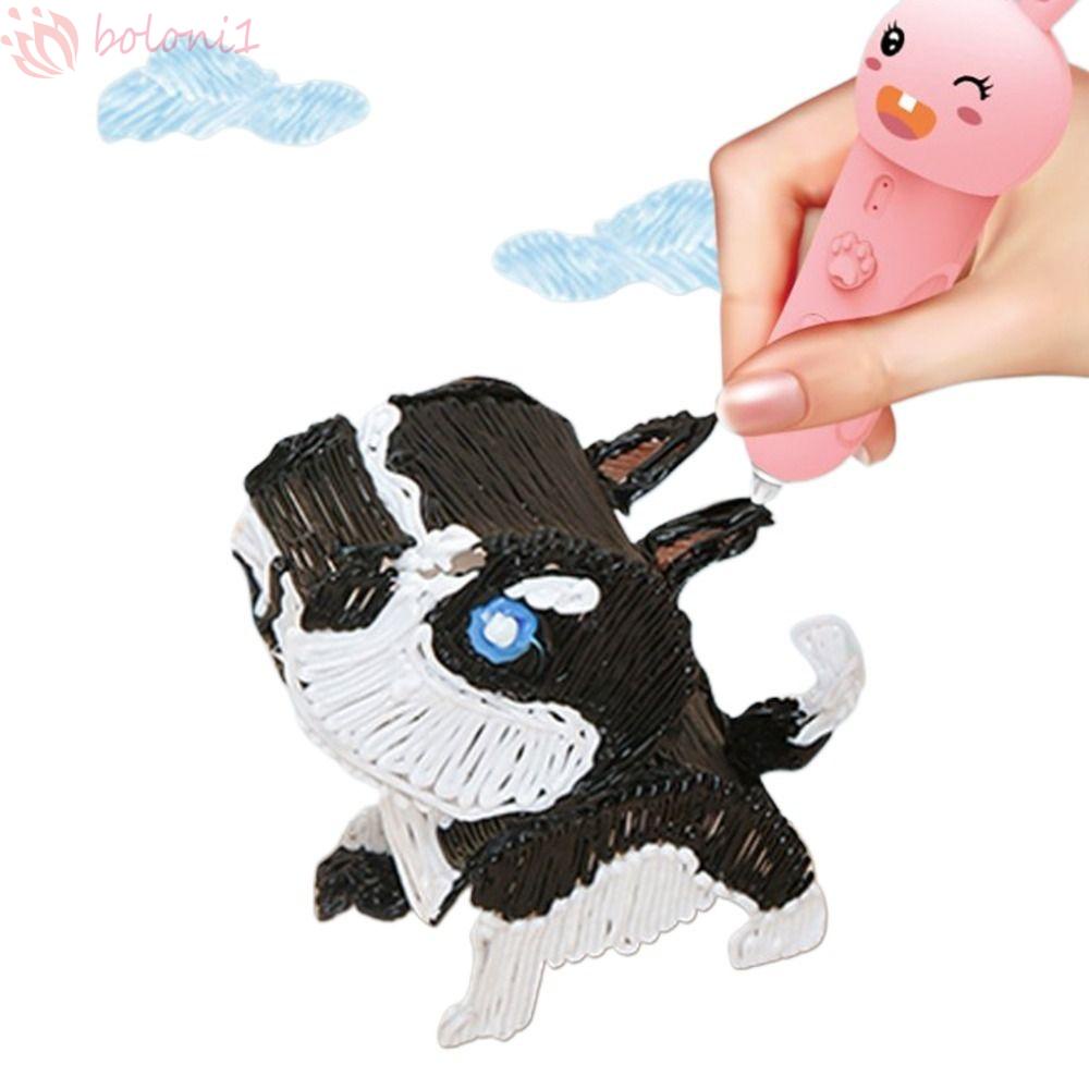 Bút Vẽ 3D Hình Động Vật Thỏ / Ong Nhiệt Độ Thấp An Toàn Cho Trẻ Em / Người Lớn
