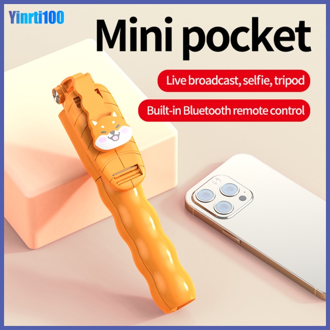 Gậy Selfie Hoạt Hình Có Điều Khiển Từ Xa Kết Nối Bluetooth Cho Điện Thoại