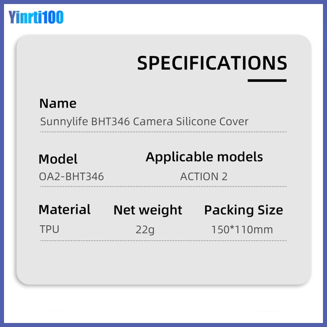 Phụ Kiện Bảo Vệ Ống Kính Máy Ảnh Chống Rơi Chống Trầy Xước Cho Action 2