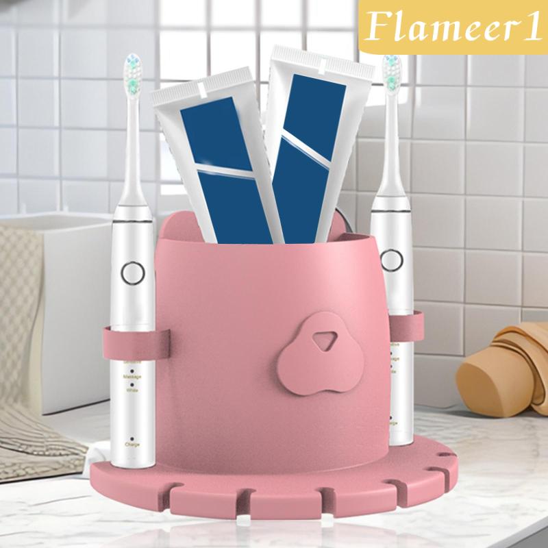 Giá Đỡ Bàn Chải Đánh Răng Bằng Silicone Tiện Dụng Cho Phòng Khách / Phòng Tắm 1]